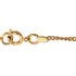 CC Logo Chain Heart Pendant Necklace Metal