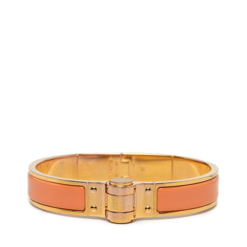 Chanier M Bracelet Gold Plated Orange