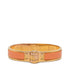 Chanier M Bracelet Gold Plated Orange
