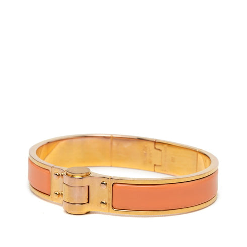 Chanier M Bracelet Gold Plated Orange