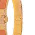 Chanier M Bracelet Gold Plated Orange