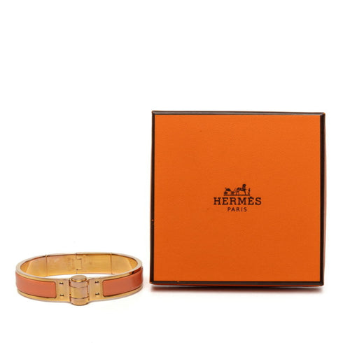 Chanier M Bracelet Gold Plated Orange