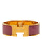 Clic Clac H Bracelet Enamel and Gold Mini
