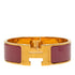 Clic Clac H Bracelet Enamel and Gold Mini