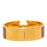 Clic Clac H Bracelet Enamel and Gold Mini