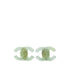 CC Logo Clip-On Earrings Gold-Tone Metal