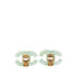 CC Logo Clip-On Earrings Gold-Tone Metal