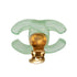 CC Logo Clip-On Earrings Gold-Tone Metal