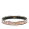 Bangle Enamel and Metal Mini Multicolor Silver Bracelet