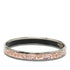 Bangle Enamel and Metal Mini Multicolor Silver Bracelet