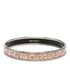 Bangle Enamel and Metal Mini Multicolor Silver Bracelet