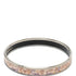 Bangle Enamel and Metal Mini Multicolor Silver Bracelet