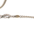 CC Logo Chain Pendant Necklace Silver-Tone Metal