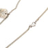 CC Logo Chain Pendant Necklace Silver-Tone Metal