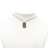 CC Logo Chain Pendant Necklace Silver-Tone Metal