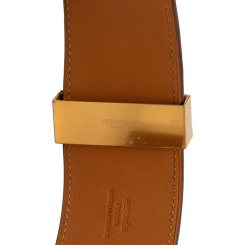 Collier de Chien Bracelet Epsom Leather Orange Red