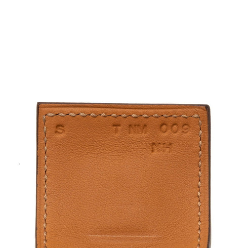 Collier de Chien Bracelet Epsom Leather Orange Red