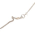 CC Logo Chain Pendant Necklace Silver-Tone Metal