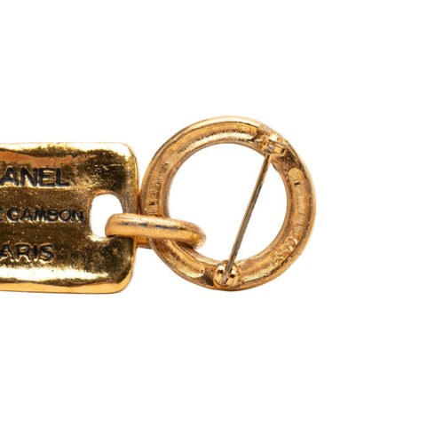 31 Rue Cambon Plate Brooch Metal