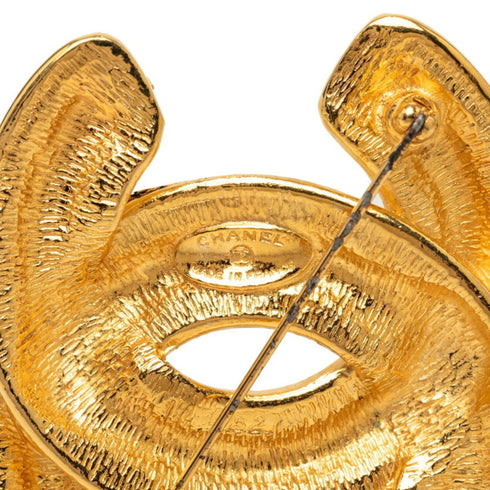 CC Logo Brooch Metal