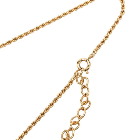 Double Circle Pendant Necklace Gold
