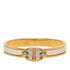 Mini Click Chaine D'Ancre Bracelet Pink Gold Cream and Ivory Plated