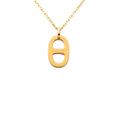 Chaine d'Ancre Iliad Pendant Necklace Gold Plated Pink Tones