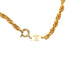 CC Logo Chain Clover Pendant Necklace Metal