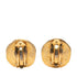 CC Logo Clip-On Earrings Metal Gold-Tone Metal
