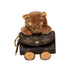 Bag Charm Brown Canvas Handbag Charm