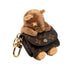 Bag Charm Brown Canvas Handbag Charm