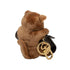 Bag Charm Brown Canvas Handbag Charm