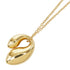 Elsa Peretti Double Teardrop Pendant Necklace 18K Yellow Gold 15.3mm