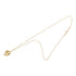 Elsa Peretti Double Teardrop Pendant Necklace 18K Yellow Gold 15.3mm