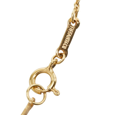 Elsa Peretti Double Teardrop Pendant Necklace 18K Yellow Gold 15.3mm