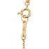 Elsa Peretti Double Teardrop Pendant Necklace 18K Yellow Gold 15.3mm