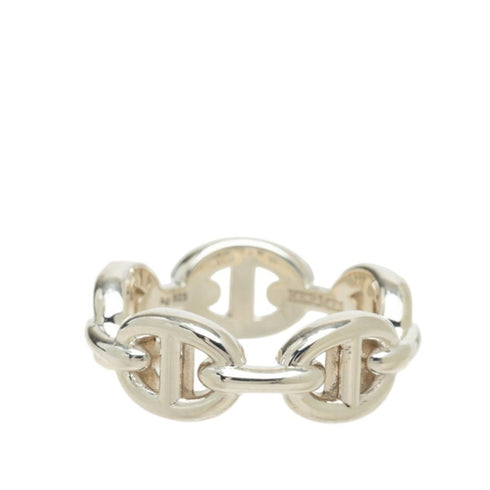 Chaine D'Ancre Enchainée Ring Sterling Silver