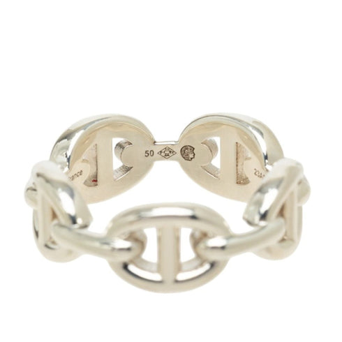 Chaine D'Ancre Enchainée Ring Sterling Silver