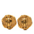 CC Logo Clip-On Earrings Metal Gold-Tone Metal