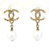 Pearl Earrings Artificial Pearl and Metal