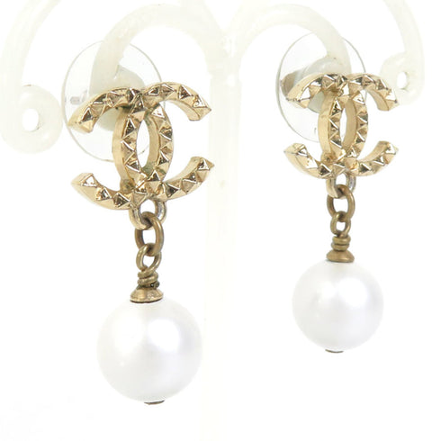 Pearl Earrings Artificial Pearl and Metal