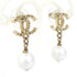 Pearl Earrings Artificial Pearl and Metal