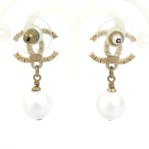 Pearl Earrings Artificial Pearl and Metal