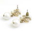 Pearl Earrings Artificial Pearl and Metal