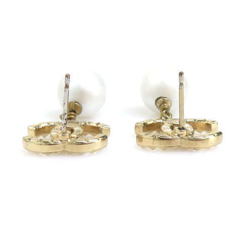Pearl Earrings Artificial Pearl and Metal