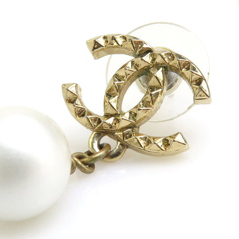 Pearl Earrings Artificial Pearl and Metal
