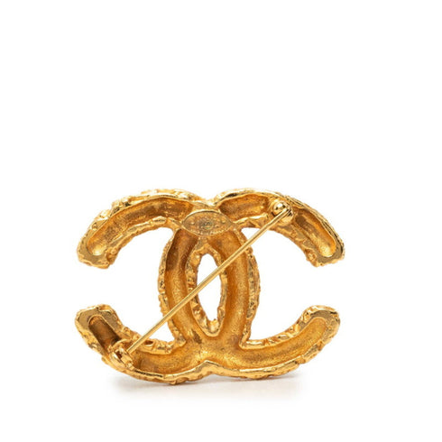 CC Logo Brooch Metal