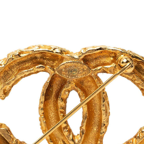 CC Logo Brooch Metal