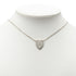 Heart Motif Pendant Necklace Sterling Silver