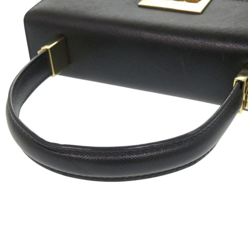 Gancini Convertible Top Handle Bag Leather Mini